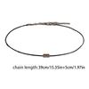 Anhänger Halskette Einfache Perlenkette Elegante Kette Choker Legierung Material