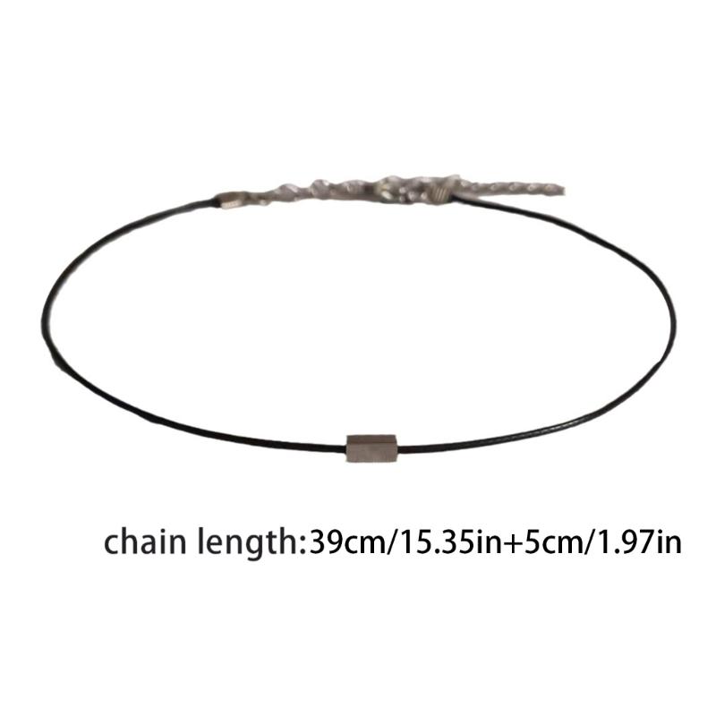 Anhänger Halskette Einfache Perlenkette Elegante Kette Choker Legierung Material