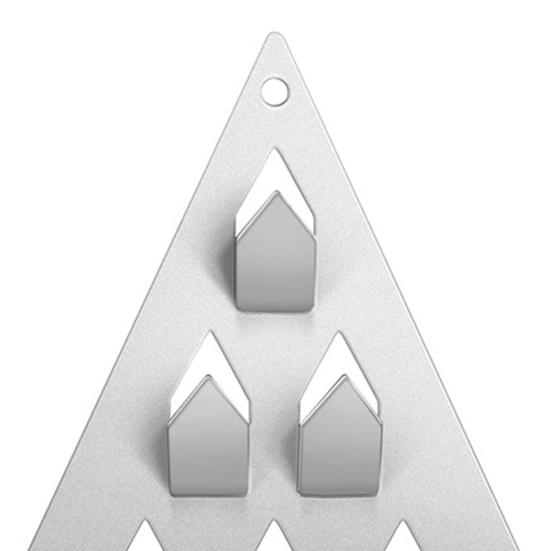 12 Pcs Surface Mount Impaler for Acoustic Panels Triangle Push On Mounting Hardware with Screws 6-Prong Angled Acoustic Insulation Impaling Clips for