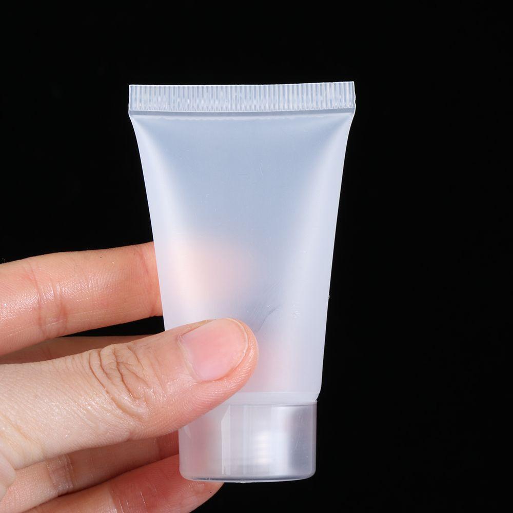 2PCS Portable Travel Size Squeeze Containers Shampoo Holder Refillable Bottle Cream Tube Lotion Packing
