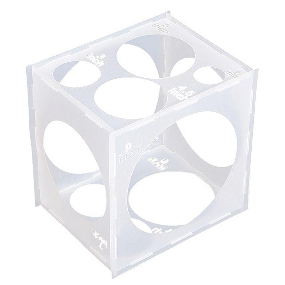 Plastic Balloons Size Measurement Tool Balloon Size Measuring Box  Column Balloon Decoration