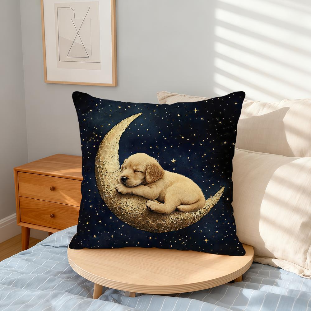 Good Night Cute Animals Sleep cushion cover Home Office Convenient Nordic Simplicity Hit With Zipper Cushion Cover