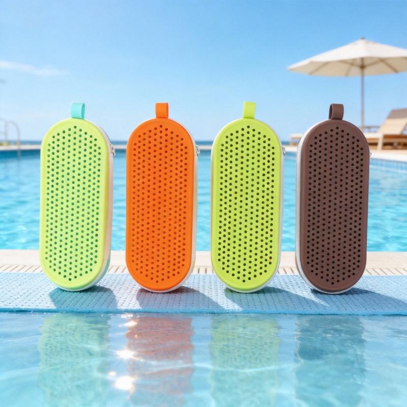 Silicone Swim Goggles Case With Ventilation Hole Sunglasses Bag For Diving Surfing And Beach Vacation Storage