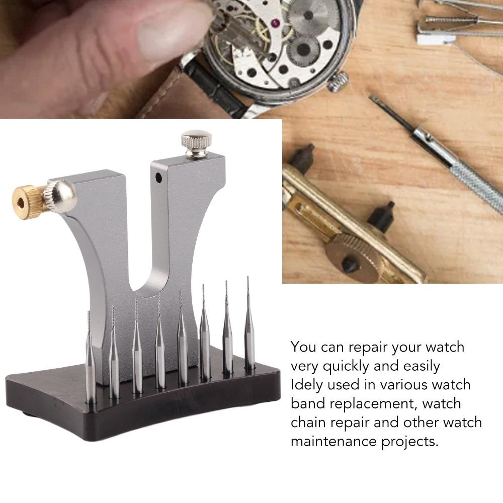 High Hardness Alloy Watch Screw Extractor Plastic Storage Box Watch Repair Tool Jewelry Repairing