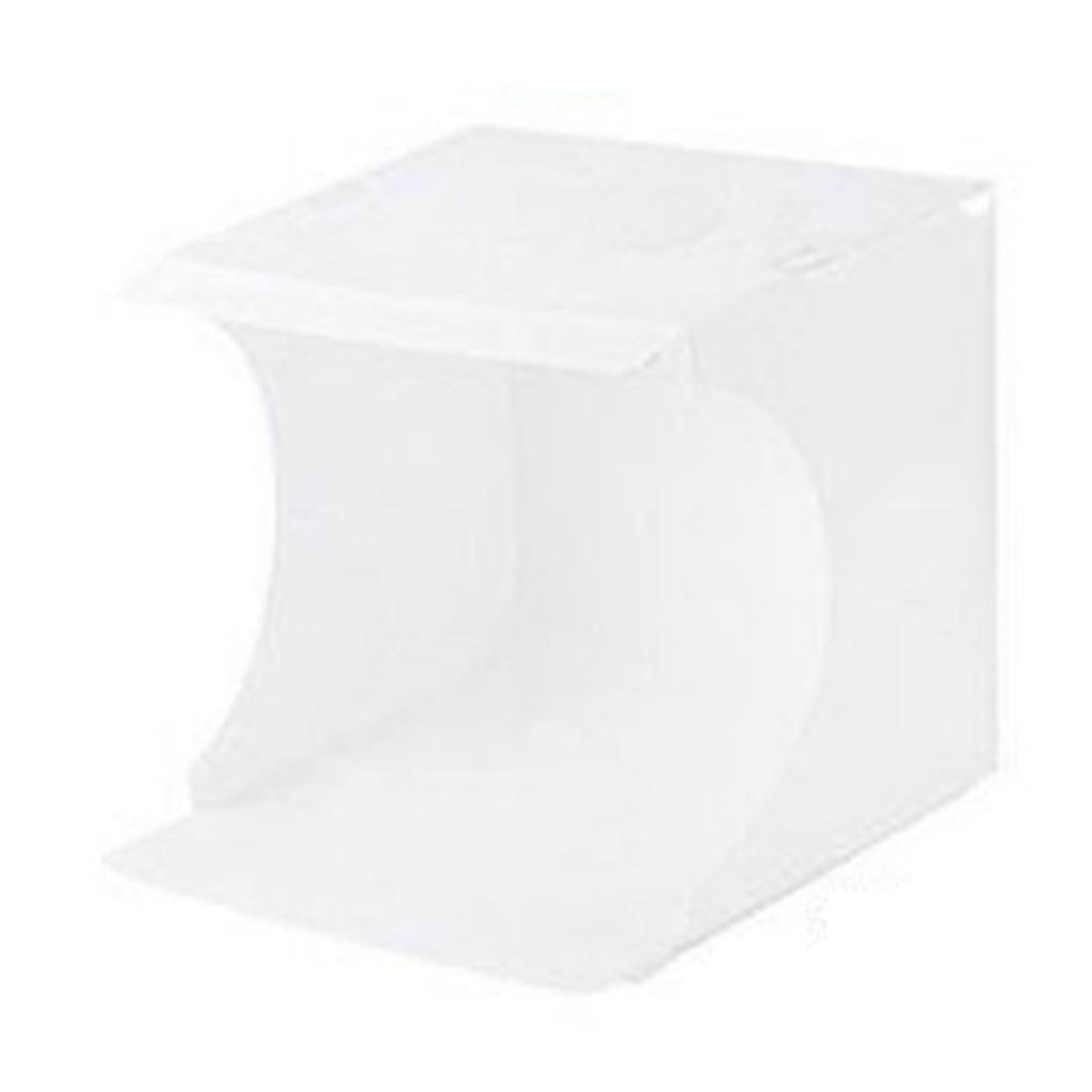 Photo Light Box Foldable USB Powered Portable Mini Photography LED Light Tent with 6 Background for Jewelry Watch White