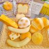 Squishy Bread Toast Squeezing Pressure Toy Stress Relief Pinch Simulated Croissant Soft Slow Rebound Playing Relaxed Gift