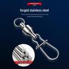 Large Swivel Connector Quick Lure with 304 Stainless Steel Bearing and 8-Shaped Reinforced Pin for Sea Fishing