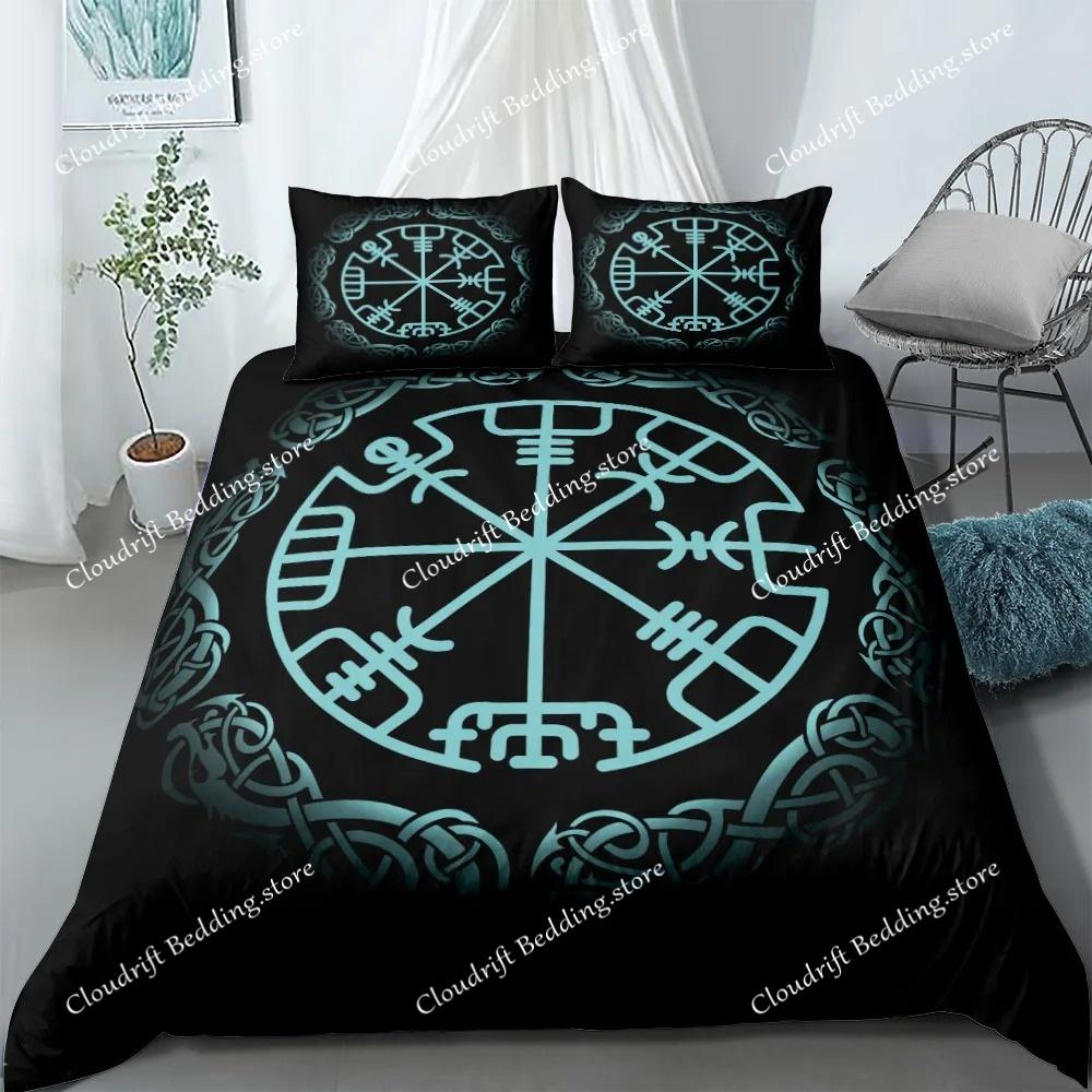 Ethnic Celtic Helm of Awe Bedding Set EU Single Double King US Twin Full Queen King Bed Linen Set