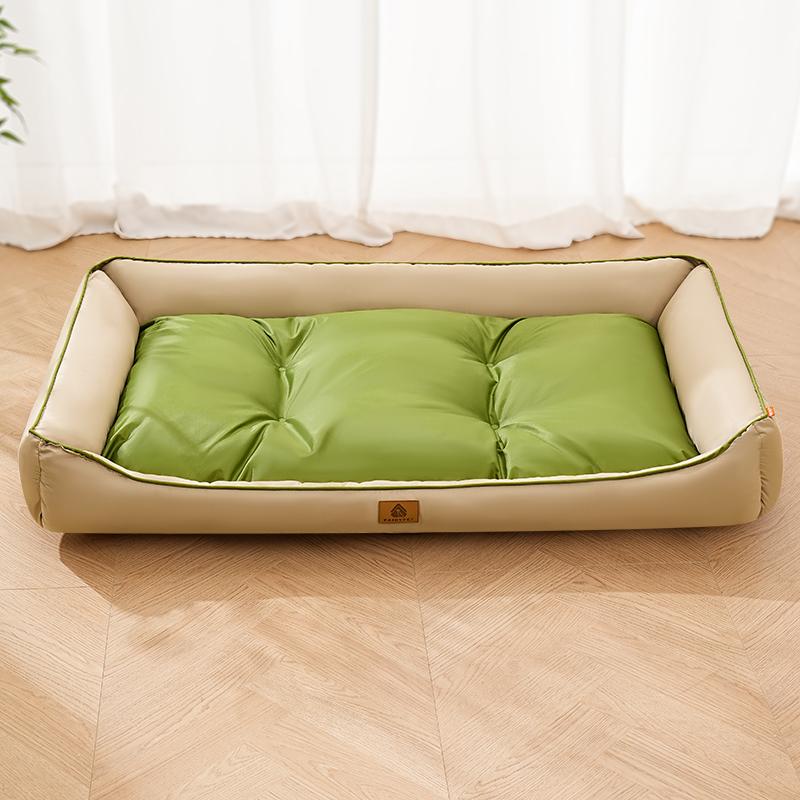 Winter Hondenkussens, Waterbestendig Groot Hondenkussen met Zijkanten, Antislip Bodem en Eierdoos Schuim Grote Huisdier Bank Bed Wasbaar