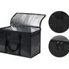 Large Insulated Delivery Bag Food Aluminum Foil Cooler Bag Foldable Portable Catering Grocery Bag