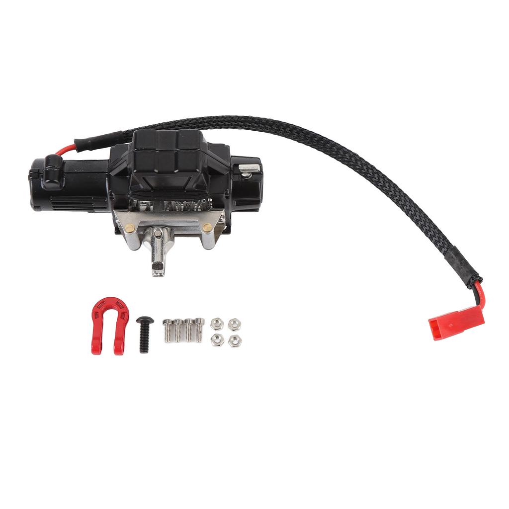 1/10 RC Crawler Winch Metal RC Simulation Winch Replacement for SCX10 1/10 Scale RC Crawler Car