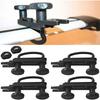 Gkikirty Roof Box U Bolt Clip Roof Rack U Bracket Luggage Accessories Kit for Car