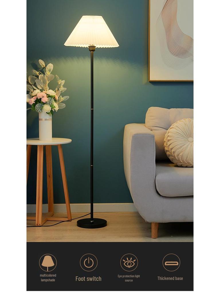 Modern Minimalist Floor Lamp for Living Room, Bedroom, Study, Sofa Side, or Hotel