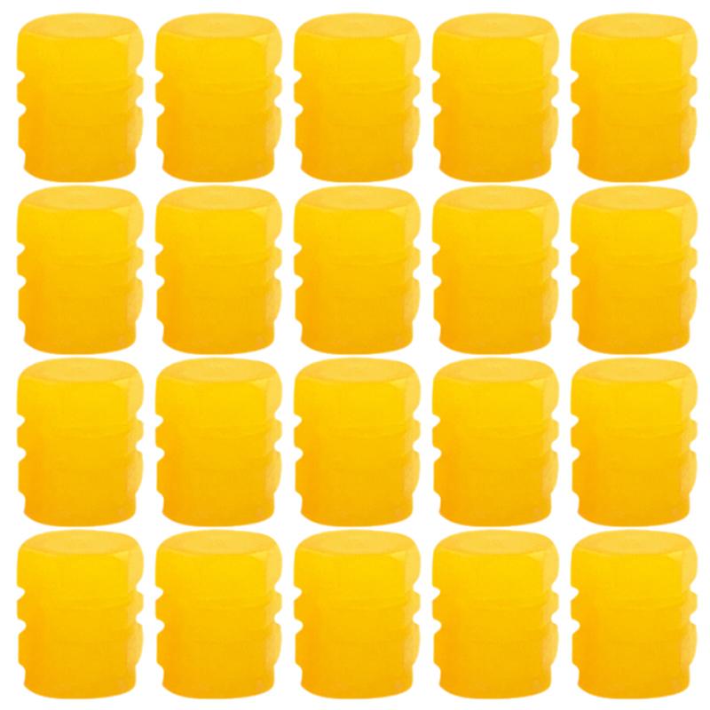 4/100PCS Car Luminous Tire Valve Cap Motorcycle Bike Wheel Nozzle Night Glowing Fluorescent Decor Tyre Valve Stem Luminous Caps