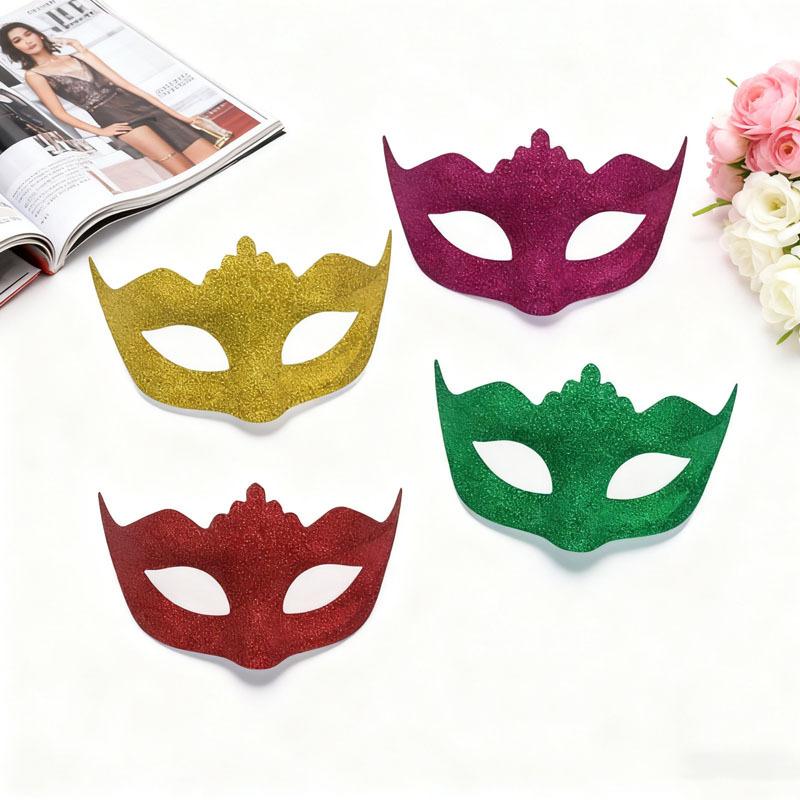 Prince Powder Mask Mysterious Party Masks Venezia Carnival Mask Lightweight Eye Mask For Dances Role-Playing Carnivals