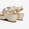 Portfolio Portfolio By ESquire Women S Two Band Wedge Platform SandalS Ivory