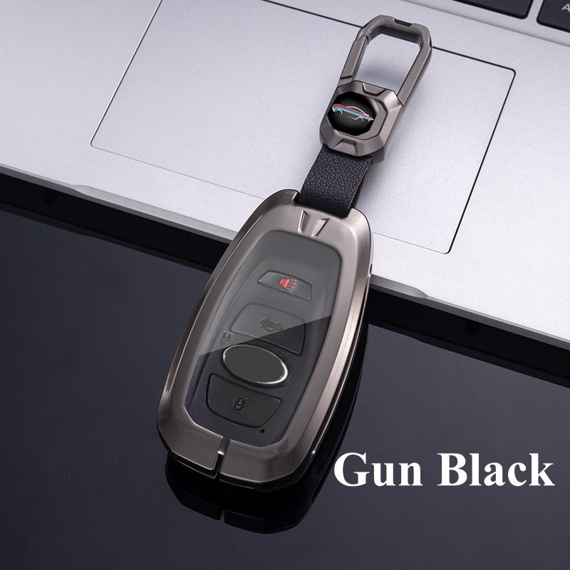 

Металлический чехол для дистанционного ключа автомобиля, брелок для Subaru BRZ Forester Legacy Outback WRX WRX STI Impreza XV Crosstrek, автоаксессуары чёрный