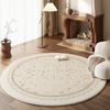 Round Carpet Bedroom Bedside French Medieval Style Cloakroom Dressing Table Chair Floor Mat Home Decoration Living Room Rugs