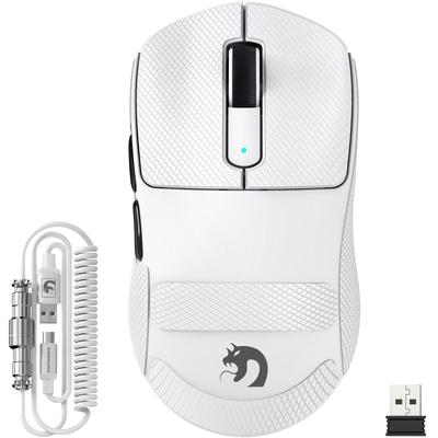 MAMBASNAKE M3 Gaming Wireless Mouse with Original PAW3395PRO FSWQ Life 65 Hours of Continuous Grip Tape Official Direct FPS Mouse, Ultra-Lightweight