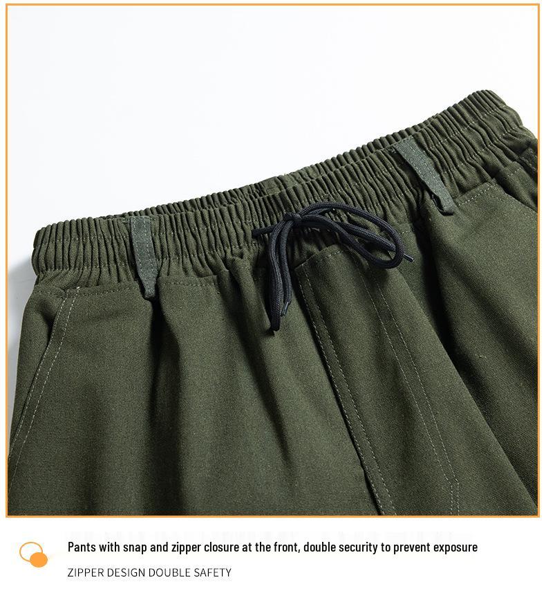 Men's and Women's Cotton Workwear Set, Anti-scalding and Wear-resistant for Welders and Auto Repair, Suitable for Spring and Autumn.