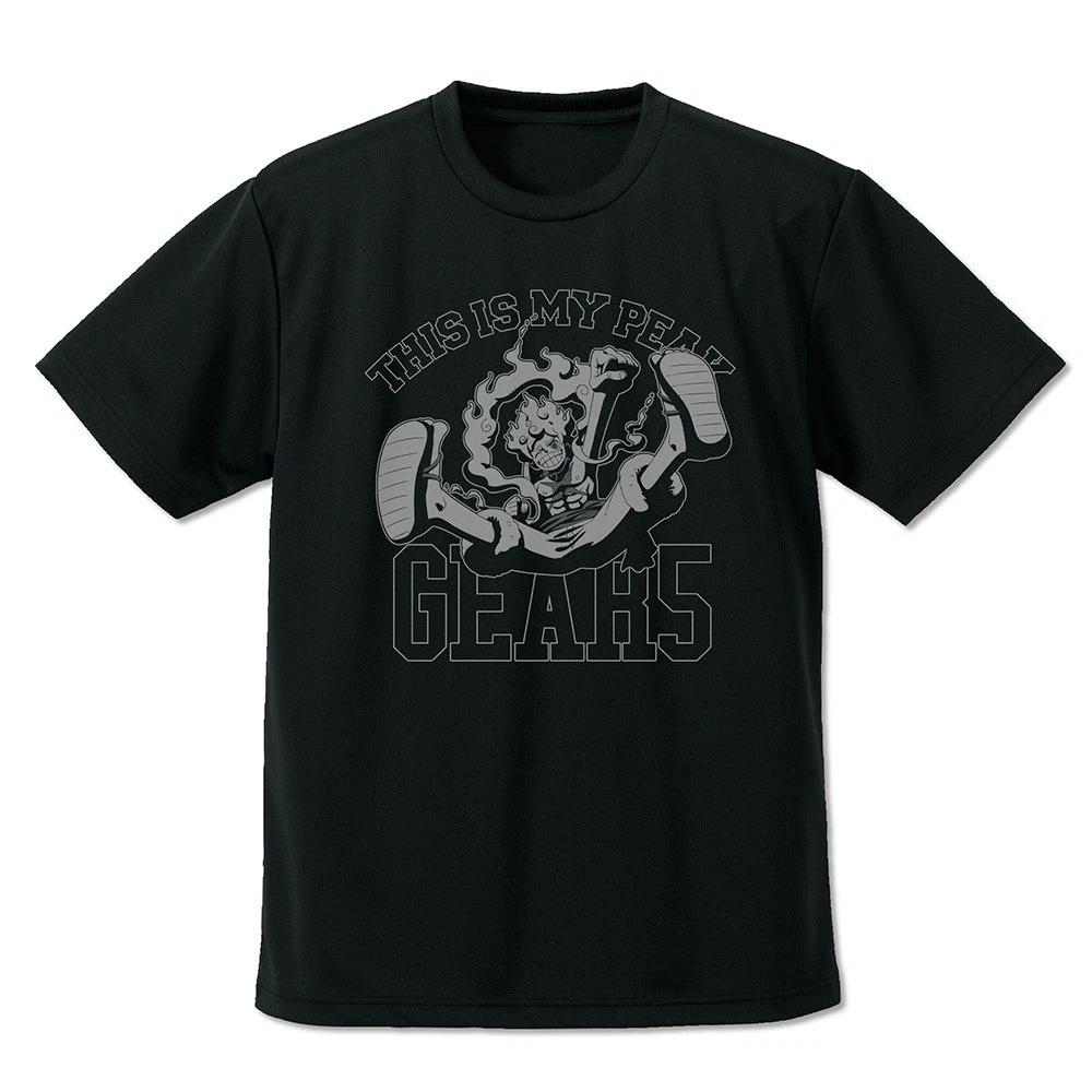 One Piece Luffy Gear 5 Dry TShirt Cospa Black Japan New Pre M
