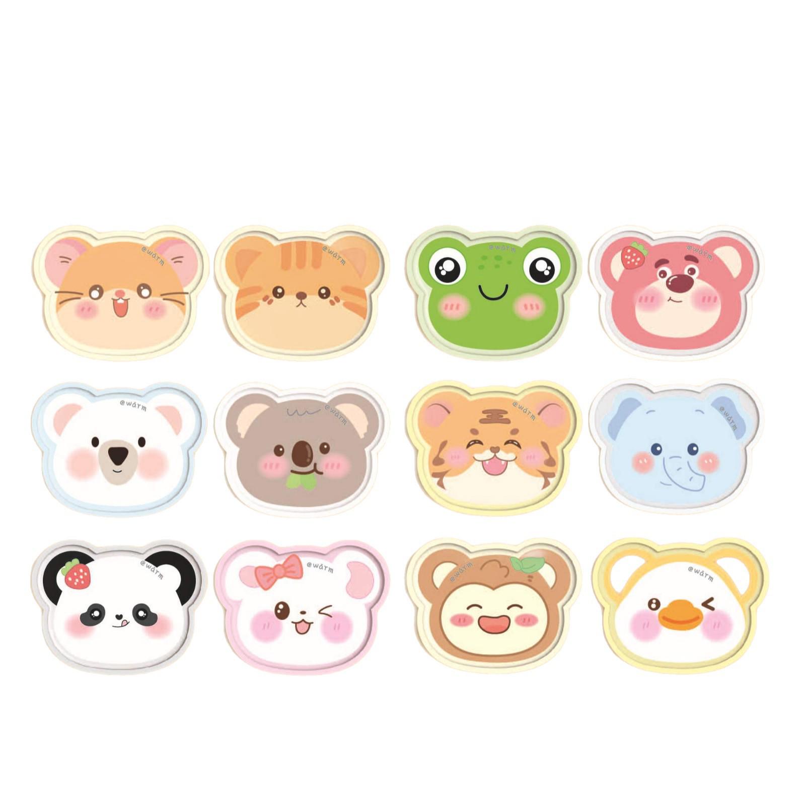 

Милый мультяшный самонагревающийся пластырь для тепла и защиты от холода - Долговечный согревающий пластырь для младенцев и студентов