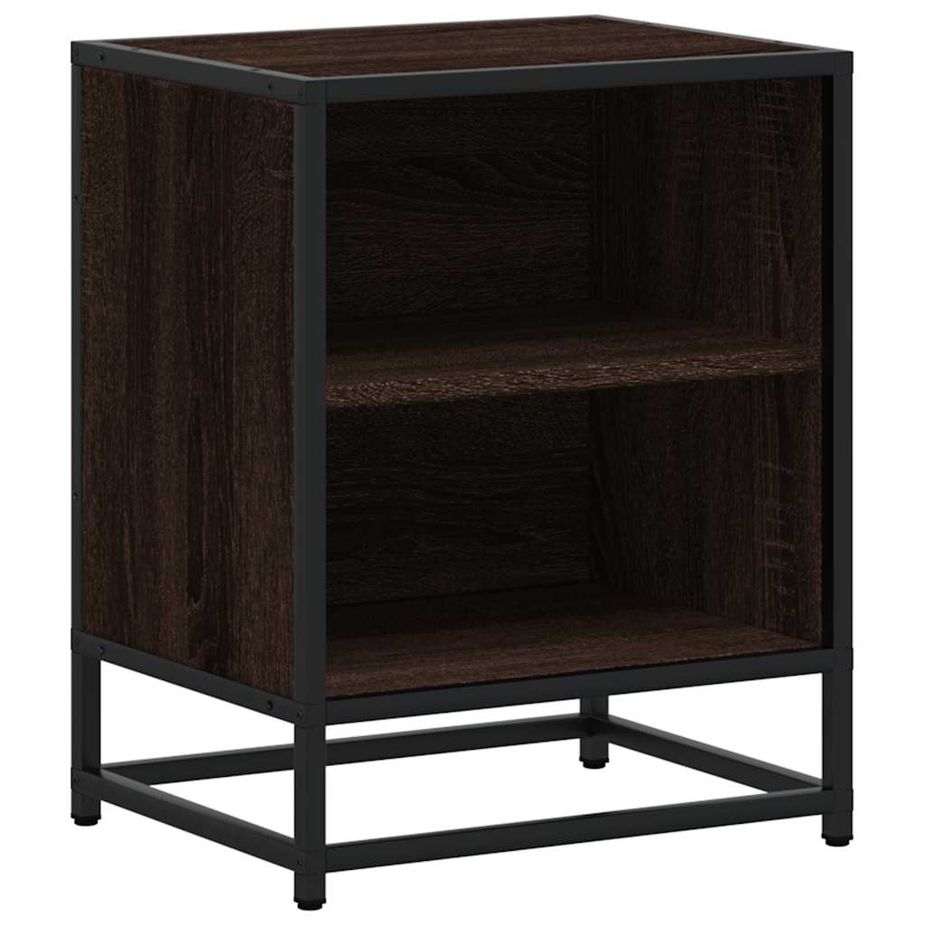 Vidaxl Bedside Tables, 2 Pcs, Brown Oak, 40X31X50 Cm