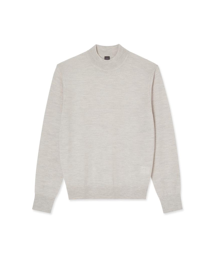 IOLO Royal Semi Mock Neck_Light Gray