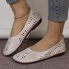 Slip-on Round Toe Women's Flats Solid Hollow Women's Shoes On Sale 2025 High Quality Low Heels Concise Flats Sapatos Baixos
