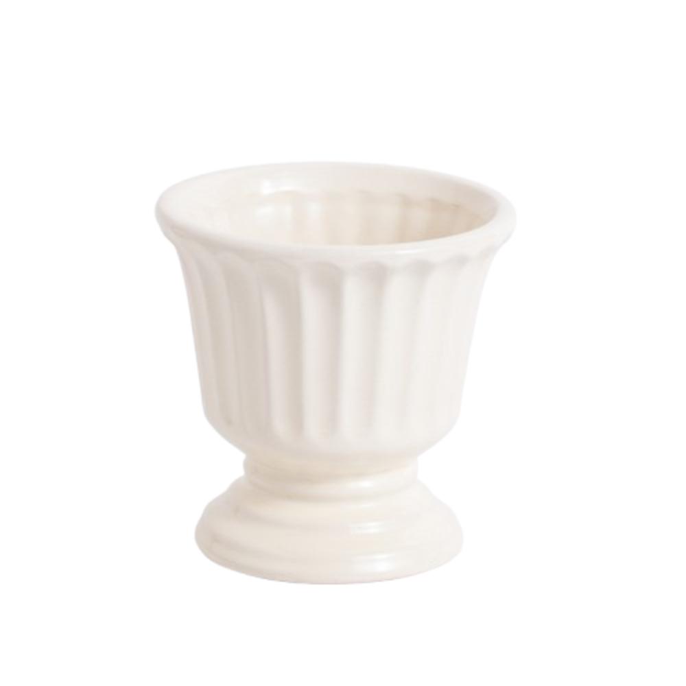 Nordic Ceramic Vase Roman Column Garden Planter Flower Arrangement Utensils  Desktop Decor