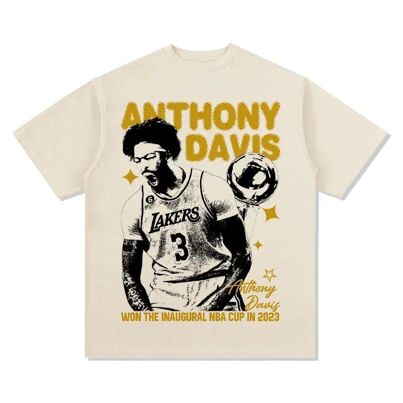 ZX TEE NBA star portrait short sleeved T-shirt  Printed Short Sleeve T-shirt Men Distress American Women Tshirt 2025