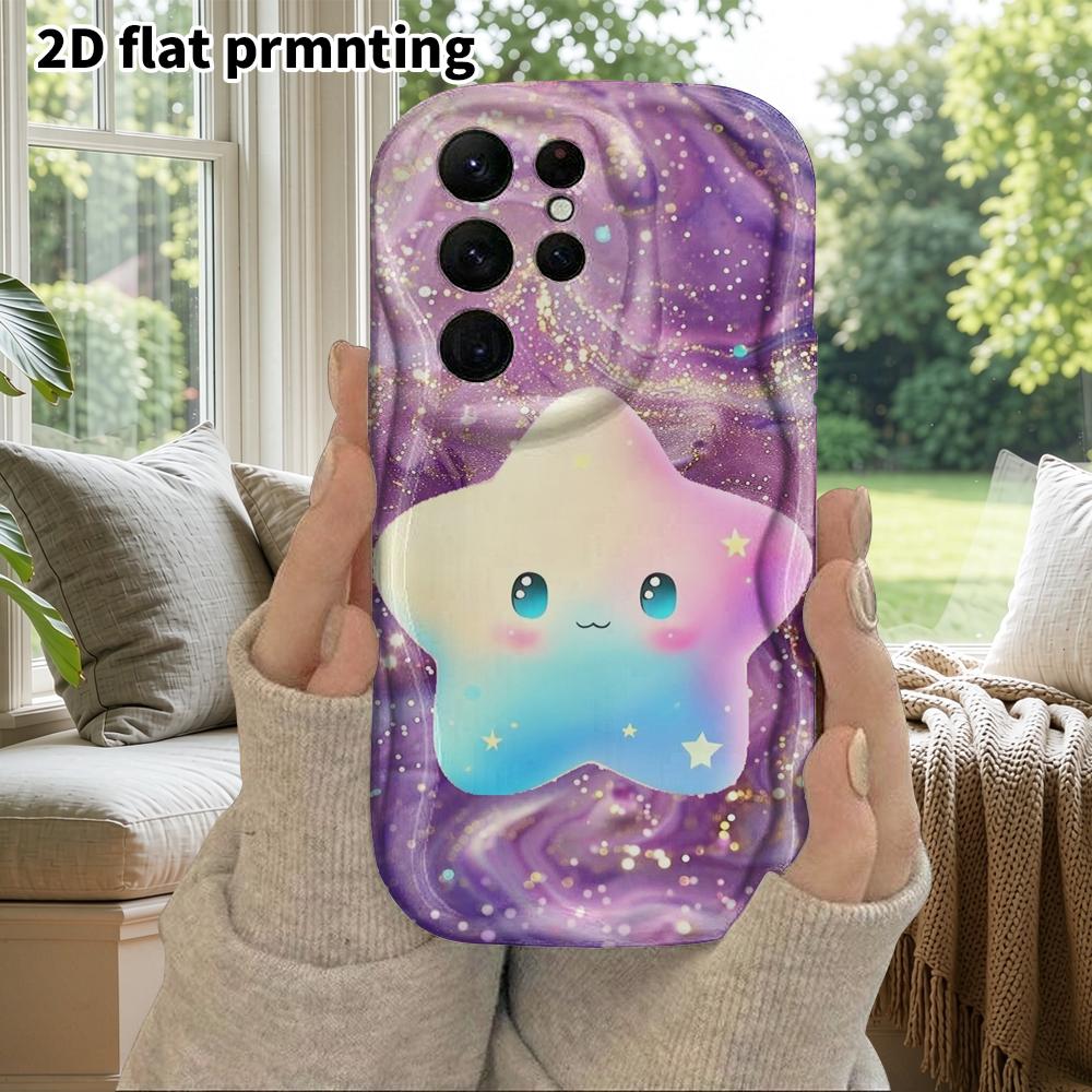 Phone Case: 2D Flat Samsung Galaxy A34 A35 M05 M06 S20 S22 S21 FE Plus 5G Protective Case, Couples Style, Gradient Rainbow, Christmas and Halloween Gi