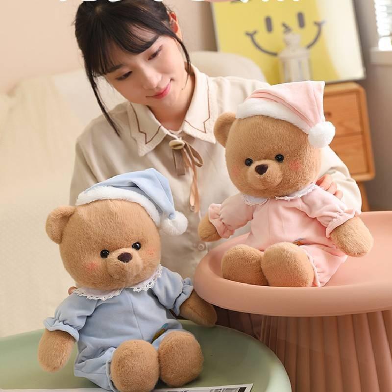 Cute Teddy Bear Plush Toy For Girls Soft Cuddly Companion Heartwarming Gift For Girlfriend 40cm