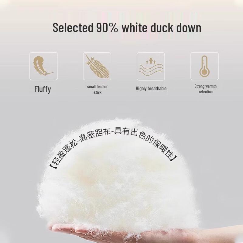 Langsha Women's Black Gold Down Winter Pants