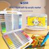STASTA 1300 Stackable Odorless Acrylic Marker for Students - Soft Tip, No Pressure Required, Child-Friendly Graffiti Pen