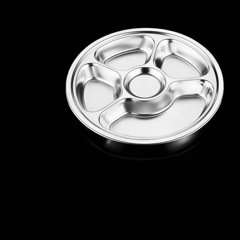 NHZHIW 304 Stainless Steel Divided Meal Tray