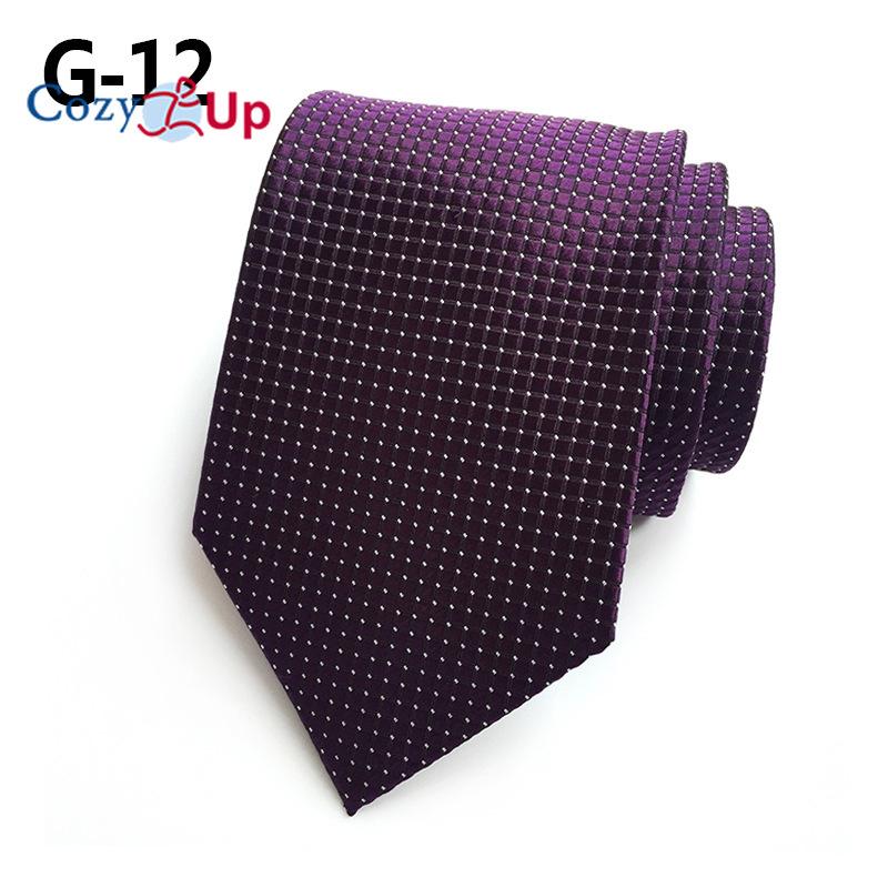 New Classic Men's Plaid Checks Silk Tie Necktie
