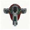 306PCS MOC Space Battle Outdated Midi Scale Slave 1 Hunter S Starship Model Custom Building Blocks DIY Assembly Gift Home Set