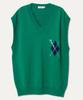 Mayol Argyle Intarsia Knit Vest_Green
