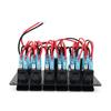 5/6/8/10 Gang Switch Panel 12v 24v 15A Fuse Circuit Breaker for Car Marine RV Yacht With 4.2A Dual USB Charger Socket Voltmeter