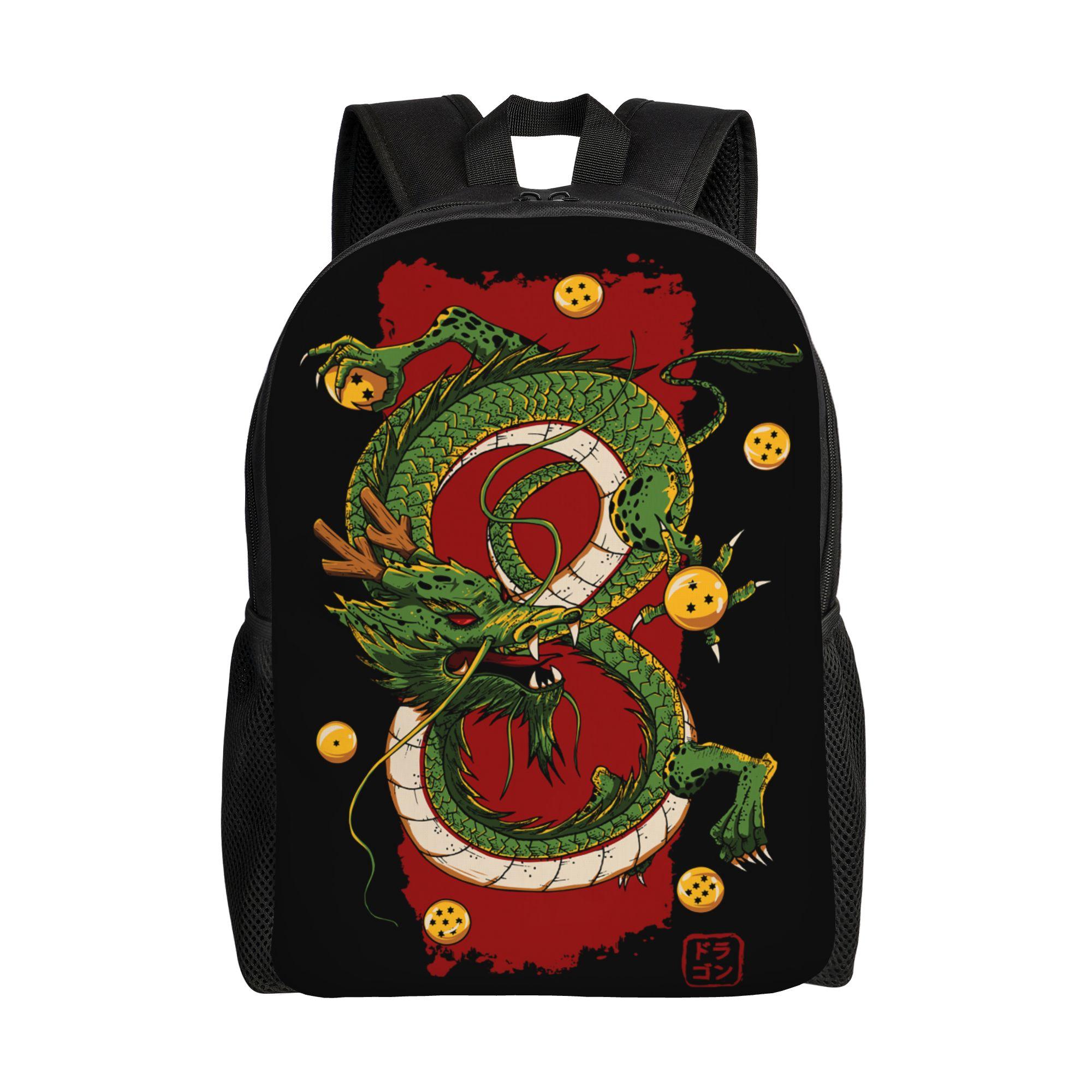 

Dragon Ball Backpack for Men Women Cool Student Work Daypack Laptop Computer Canvas Bags Outdoor One Size