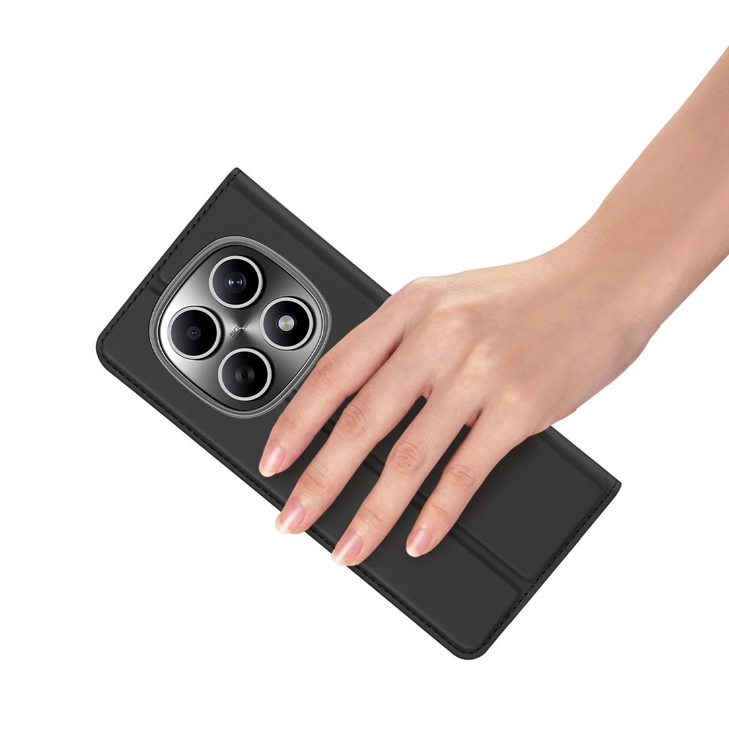 Für Xiaomi Poco M8 5G/Redmi Note 15 5G (Global)/15 4G (Global) Hülle DUX DUCIS Skin Pro Series Leder Ständer Abdeckung Kartenhalter