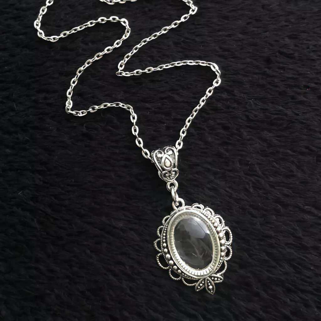 Viking Style Magnifying Necklace Gothic Steampunk Vintage Jewelry For Women