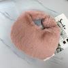 Fur Women'S Small Half Moon Bag Luxury Warm Plush Wrist Bags For Women Fashion Furry Short Handle Clutch Cute Ladies Coin Purses