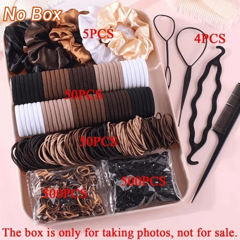 Seamless Hair Ties High Elastic Scrunchies New Ponytail Holders Girls Hair Styling