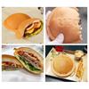 220V Hamburger Machine Burger Press Sandwich Maker 1200W Powerful Panini Press Waffle Maker