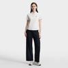 Fila Tennis Fashion Minimalist Sports Casual Versatile Comfortable Short Sleeve Polo Shirt Women tops Cloud-Mushroom-White A11W623123FWT
