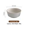 Ruhan Minimalist Matte Ceramic Rice Bowl - 2 Pack