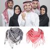 Multiuse Arafat Hijab Scarf Tassels Shawl Bandana Adult Desert Arab Shemagh Headscarf Arabian Dubai Saudi Head Covering