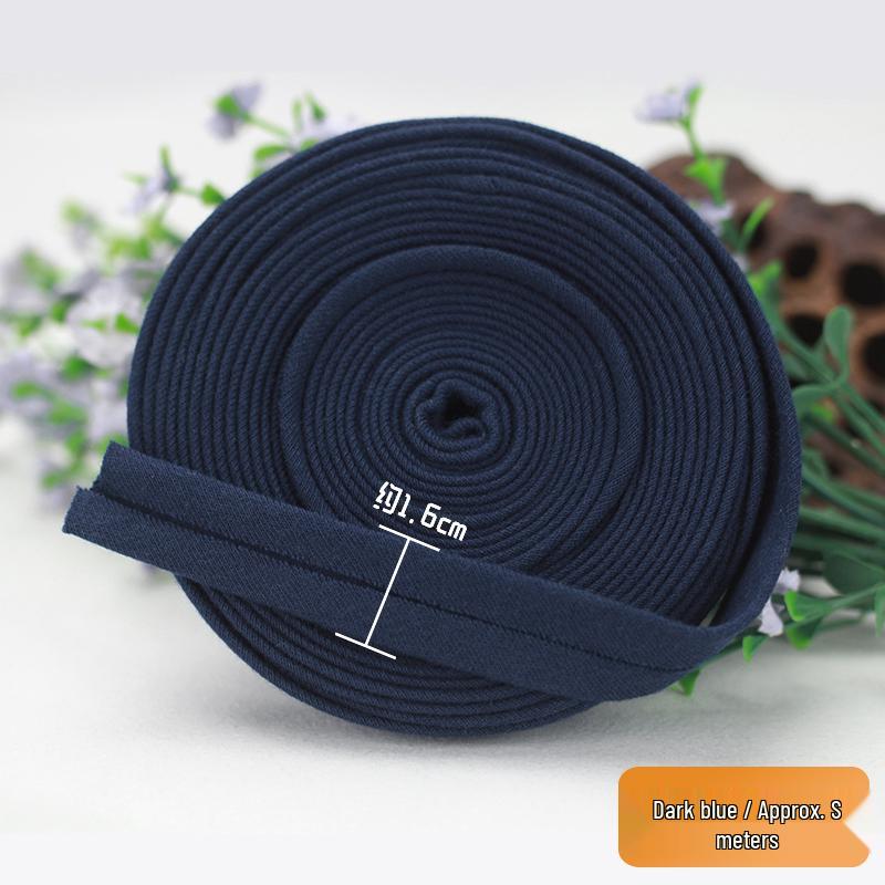 Elastic Cotton Knit Piping Tape for Baby Clothes and No-Iron Decoration